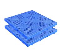 Ryanong Paleta de plástico de ventilación de rejilla, paletas de plástico, paletas ligeras, paletas de suelo anidadables, paletas de polietileno, paletas de ventilación de rejilla transpirable