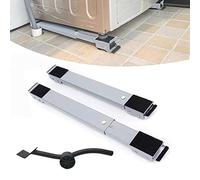 Ryanong Soporte de base para lavadora, rodillo extensible con herramienta elevadora, carga ajustable de 300 kg, 45-75 cm, para lavadoras, refrigeradores, secadoras, lavavajillas y otros objetos