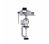 Ryanong Tornillo de banco resistente, abrazadera de banco, mini tornillo de banco de mesa, tornillo de banco de aleación de aluminio, giratorio de 360 grados, soporte universal de amoladora, 3 tipos