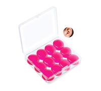Ryaupy 6 Pares Reutilizables tapones para los oídos de silicona suave - tapones para los oídos moldeables - para cancelar el ruido mientras duerme, concierto, nada, se ducha y ronca