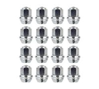 RYBO Juego de 16 tuercas de rueda de aleación M12 x 1,5, cónicas, hexagonales de 19 mm, compatibles con llantas de aleación Ford y más