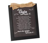 Rybozen Framed Chalkboard Artwork for Gigi - Perfect Gift for Grandma