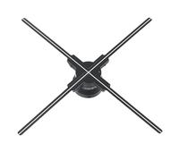 Rycixon Ventilador holograma 3D, control de aplicación WiFi, audio Bluetooth, alto brillo (22 pulgadas (aplicación + WiFi + Bluetooth + control remoto))