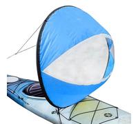 Ryde - Vela de Kayak universal 107 cm - Vela de viento plegable con ventana transparente para canoa, kayak hinchable, pesca y sup - Sistema de fijación rápida - Funda de transporte incluida