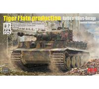 Rye Field Model 5101-1 :3 5 Tiger I Late Production Battle Of Villers-Bocage