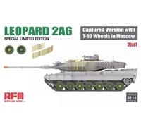 Rye Field Model 5114-1 :3 5 Leopardo 2A6 Capturado Ver. Con T-80 Ruedas En