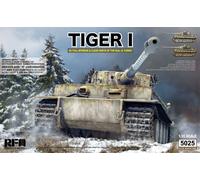 Rye Field Model RM-5025 - 1/35 Tiger I Witmann Full Interior - Clear Edición