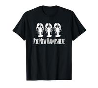 Rye New Hampshire Beach Nautical Coastal ama la langosta y el océano Camiseta