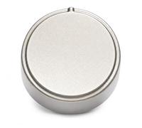 RYELDOM, Manopola plateada para cocina/horno compatible con Ariston - Indesit/Hotpoint - Conexión de 6 mm - Repuesto universal