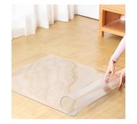 Rygcrud Alfombrilla para Suelos De Madera, 2 mm De Grosor PVC Transparente Alfombrilla Protectora para El Suelo, Alfombrillas Antiarañazos para El Dormitorio, El Salón Y El Comedor GUORRUI(91x122cm)