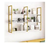 Rygcrud Librerías para Despacho En Casa, Estantes Flotantes para Montar En La Pared, Organizador De Almacenamiento Expositor Estanterías De Pie para Salón Y Dormitorio(160x28x104cm)