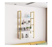 Rygcrud Librerías para Despacho En Casa, Estantes Flotantes para Montar En La Pared, Organizador De Almacenamiento Expositor Estanterías De Pie para Salón Y Dormitorio(60x28x138cm)