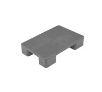 Rygcrud Palet De Polietileno, Almacenamiento De Mercancías Palet De Plástico Alfombrilla A Prueba De Humedad Para Supermercado, Oficina, Laboratorio, Almacén, Sótano, Trasteros(Grey,60x40x11.5cm)