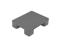 Rygcrud Palet De Polietileno, Almacenamiento De Mercancías Palet De Plástico Alfombrilla A Prueba De Humedad Para Supermercado, Oficina, Laboratorio, Almacén, Sótano, Trasteros(Grey,50x40x11.5cm)