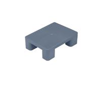 Rygcrud Palet De Polietileno, Almacenamiento De Mercancías Palet De Plástico Alfombrilla A Prueba De Humedad Para Supermercado, Oficina, Laboratorio, Almacén, Sótano, Trasteros(Grey,40x30x11.5cm)