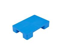 Rygcrud Palet De Polietileno, Almacenamiento De Mercancías Palet De Plástico Alfombrilla A Prueba De Humedad Para Supermercado, Oficina, Laboratorio, Almacén, Sótano, Trasteros(Azul,60x40x11.5cm)