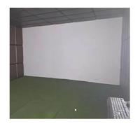 Rygcrud Pantalla De Impacto para Practicar Golf, Simulador De Golf Pantallas De Proyección De Alta Definición con Ojales, 4 mm De Grosor Cortina De Protección Trasera - Reducción De Ruido(2x4 m)