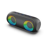 RYGHT - TOOGO L - R480361 - Altavoz inalámbrico al Aire Libre con LED RDB - 11H de autonomía, 9 Modos RGB, micrófono Integrado y Asistente de Voz - Resistente al Agua IPX7, Doble emparejamiento -