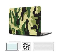 RYGOU 11-Inch Macbook Air Hard Case, 4 en 1 Acabado Mate de Goma Mate Funda de plástico con Protector de Pantalla de Cubierta de Teclado y Anti-Polvo de Enchufe para Macbook Air 11 "(A1170 y A1465)