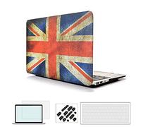 RYGOU MacBook Air 13''Caso 2018 Release, 4 in 1 Hard Funda con Cubierta del Teclado Protector de Pantalla para New Macbook Air 13 Pulgadas con Touch ID Modelo: A1932