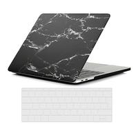 RYGOU Macbook Pro 13 2016 Funda, Marble Pattern Hard Cover con diseño de la UE Clear Keyboard Skin para Macbook Pro 13 Pulgadas SIN Touch Bar & Touch ID Modelo A1708 (lanzado en Octubre de 2016)