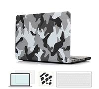 RYGOU Macbook Pro 15,4 Funda,4 en 1 Caso de mármol de plástico Duro con el Teclado Protector de la Pantalla de Cubierta para Macbook Pro 15.4 Pulgadas con DVD Drive (A1286)