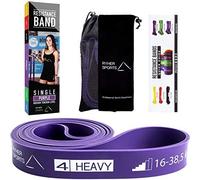 Ryher Bandas Elastica para Crossfit, dominadas, Asistente para pullups o Levantamiento de Pesas - Bandas de Resistencia - Incluye Manual y Bolsa