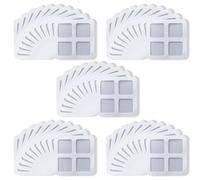 RYHHH Coladores De Desagüe Desechable,50pcs,Rejilla Desague Ducha,Atrapa Pelos Ducha,Pegatinas para Drenaje De Pelo,para Evitar Que Los Desagües Obstruidos,para Cocina, Baño y Bañera (10 * 10cm)