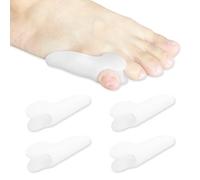 RYHHH Separadores Dedos Gel | 4 Piezas Separador de Dedos Pequeños | Espaciadores de Dedo Pequeño | los Pies Superpuestos | Evitar el Roce | Evitar el Frotamiento y Dedos Aliviar la Presión | Unisex