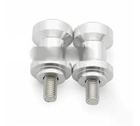 RYHJNRTH Carrete basculante de 8 mm Motocicleta para S1000R S1000RR 2009-2023 S1000XR 2014-2022 Tornillos de Brazo oscilante HP4 Carrete basculante(Plata)