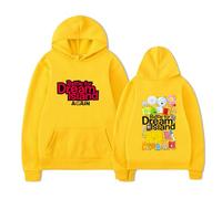 RYHRS Sudadera con capucha Battle for Dream Island Again BFDI Anime Merch con estampado de personajes, unisex, informal, para los fans, amarillo, XXL