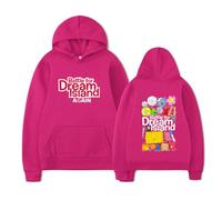 RYHRS Sudadera con capucha Battle for Dream Island Again BFDI Anime Merch con estampado de personajes, unisex, informal, para los fans, Fucsia1, XL