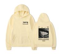 RYHRS Tate McRae Sudadera con capucha - Miss Posseive, sudadera con gráfico para fanáticos, ropa de calle Comfort Blend, caqui, L