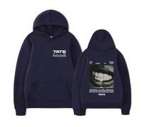RYHRS Tate McRae Sudadera con capucha - Miss Posseive, sudadera con gráfico para fanáticos, ropa de calle Comfort Blend, azul marino, 3XL