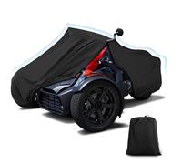 Ryker - Funda Completa Compatible con Protector de Tela Oxford Can-Am Ryker 300D de Dust Dirt Snow Rain Sun Rays, Color Negro