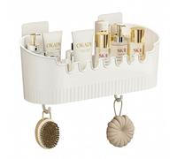 Rylae Estante de Ducha de Dos Piezas, No Requiere Taladrar, Viene con Dos Ganchos, Un Estante de Almacenamiento Doméstico para Colgar Toallas, Almacenar Champú y Productos para el Cuidado de la Piel