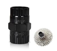 Rylae Herramientas para Cassette de Bicicleta, Herramienta 2-en-1 Desmontaje-Cassette Bicicleta, Extractor de Piñones y Cassette, Accesorio para Desmontar Cassettes y Piñones para Mountain Bike