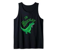 Rylan I'm Rrrylan Lindo T-Rex Dino Roar Nombre para Niños Camiseta sin Mangas