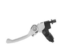 RYLFEQER Manillar Manetas Embrague Manillar Izquierdo Universal para Motocicleta, Palancas De Embrague De Freno, Manillar(White B)