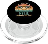 Rylie Personalized Name Cute Retro Girls Groovy Birthday PopSockets PopGrip para MagSafe