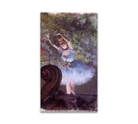 RYLJCZ Impresiones en lienzo de Edgar Degas - Reproducción de pinturas famosas （Bailarina） -Cuadros artísticos de pared en lienzo para decoración(50x85 cm (19,7 x 33,5) / Sin marco)