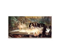 RYLJCZ Impresiones en lienzo de Edgar Degas - Reproducción de pinturas famosas （Ópera de París） -Cuadros artísticos de pared en lienzo para decoración(30x60 cm (11,8 x 23,7) / Sin marco)