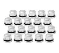 Ryme Automotive 60 un. Cubre Tuercas Cromado Universal para Tuercas de Rueda Camión Remolques Altura 41mmm. Tapas de Tuercas Cromadas (SW32)