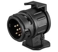 Ryme Automotive Adaptador Remolque de 13 a 7 Pines 12V Conversor eléctrico Remolque/Caravana/Enchufe de Remolque Auto/Carro