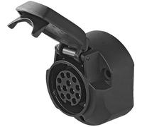 Ryme Automotive Base Enchufe Remolque Hembra 13 Polos con Tapa - Conector Europeo - Toma Enchufe Remolque - Conector 13 vias - Caravana 13 Pines