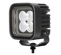 Ryme Automotive Foco de Trabajo LED 30W 2.600 Lúmenes con Luz de Posición Ámbar - 9-32V - IP69K/IP67 - Carcasa Aluminio - Homologación ECE R10