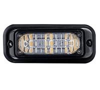 Ryme Automotive MODULO 3 LED R65 11 FUNCIONES IP65 Luz de Advertenvia de Emergencia Azul Frontal Luz de Recuperación Avería Faro Bar 12V 24V Universal para Coche Vehículo Camión Remolque Caravana