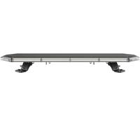 Ryme Automotive Puente de Iluminación con Mando a Distancia - 204 Leds HOMOLOGADO R65 Azul 1.220 mm. Emergencia Homologado Advertencia 10-30 V - 106W - 13 Funciones Slim Aero Techo Vehículo IP67