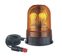 Ryme Automotive - Rotativo Ámbar Halógeno H1 12/24V. - Sinfín H1 - Señalización Emergencia Tractor, Vehículos agrícolas, grúas, transporte prioritario, 2 bombillas 12 y 24 v