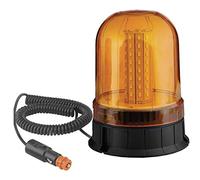 Ryme Automotive - Rotativo Emergencia Coche Ambar 12V./24V LED SMD Alta Potencia Conexión mechero vehículo, Señalización Avería, Tractor, Grúa, Vehículos Agrícolas